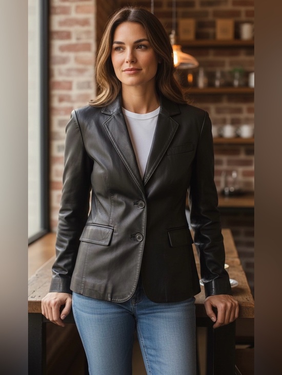 Ted Baker London Jackets & Blazers - Ted Baker London Black Leather Jacket